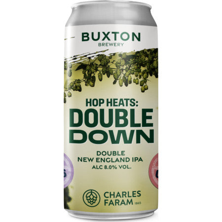 Buxton Brewery, Hop Heats: Double Down Imperial IPA, 440ml Can