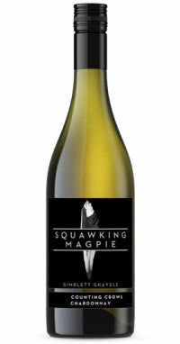 Squawking Magpie, Counting Crows Chardonnay, 2019 Bottle