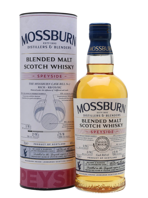 Mossburn Speyside Blended Malt, 70cl Bottle