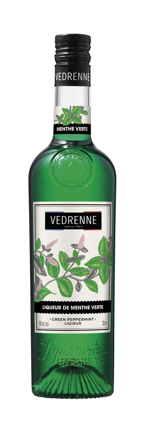 Vedrenne Green Peppermint Liqueur 70cl Bottle
