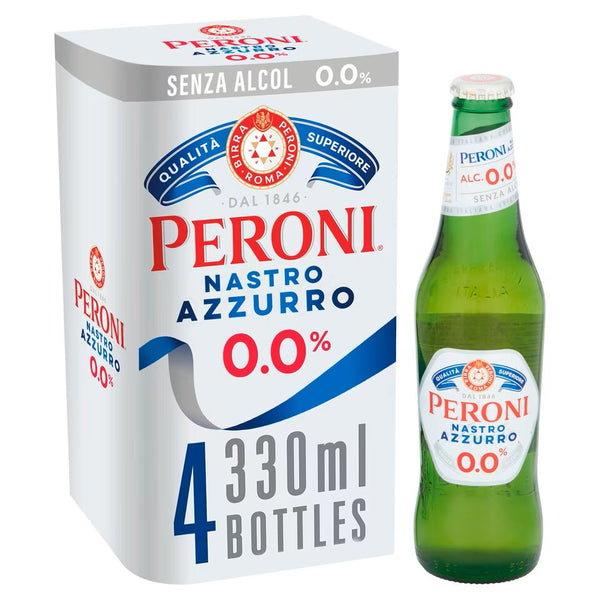 Peroni Nastro Azzurro 0.0 330ml Bottles