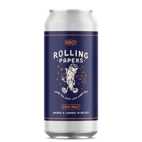 Bullhouse Brew Co Rolling Papers - Hazy IPA, 440ml Can