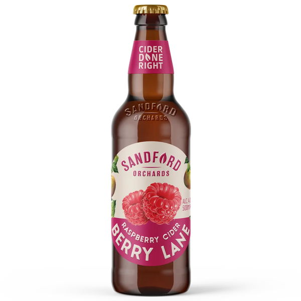 Sandford Orchards, Berry Lane Raspberry Cider, 500ml Bottle