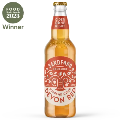 Sandford Orchards, Devon Red Crisp & Fruity Medium Cider, 500ml Bottle