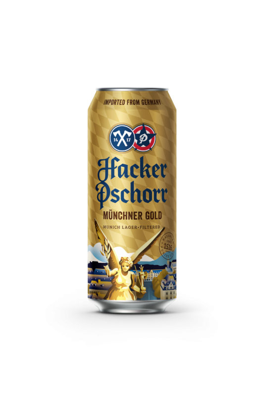 Hacker Pschorr, Munich Gold, 500ml Can