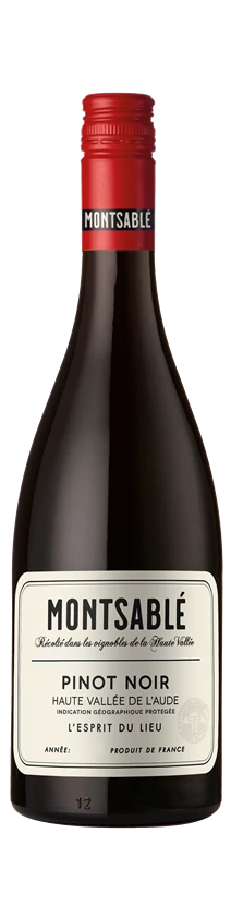 Montsable, Pinot Noir, IGP Haute Vallée de L'Aude, France, 2023 (Case)