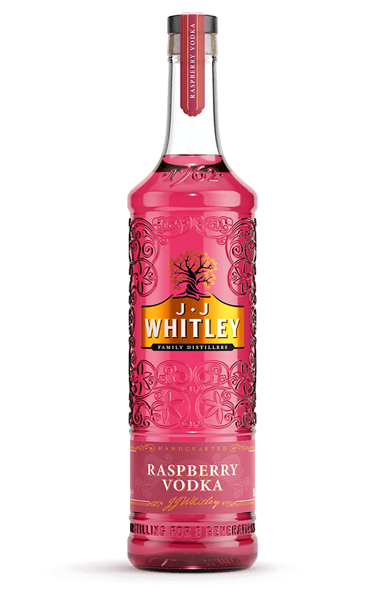JJ Whitley Raspberry Vodka 70cl Bottle
