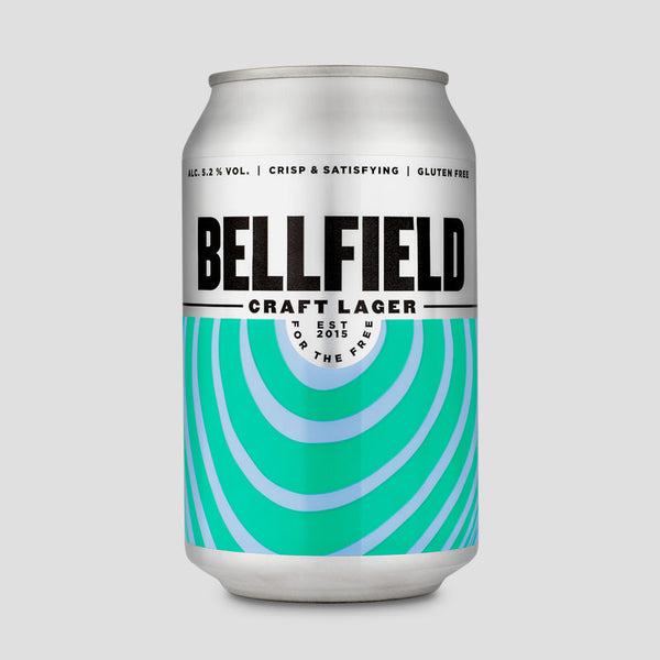Bellfield Brewery, Craft Lager, 330ml Can