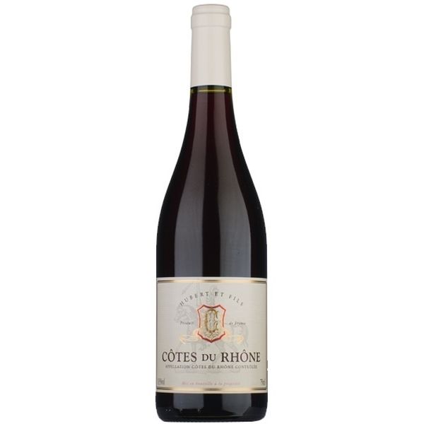 Hubert et Fils, Cotes du Rhone Rouge, 2017 (Case)