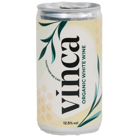 Vinca Wine, Organic White Wine NV Can (12 x 18.75cl)