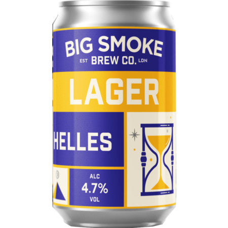Big Smoke Brew Co Helles  Lager, 330ml Can