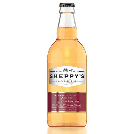 Sheppy's Kingston Black Cider - Dry, 500ml Bottle
