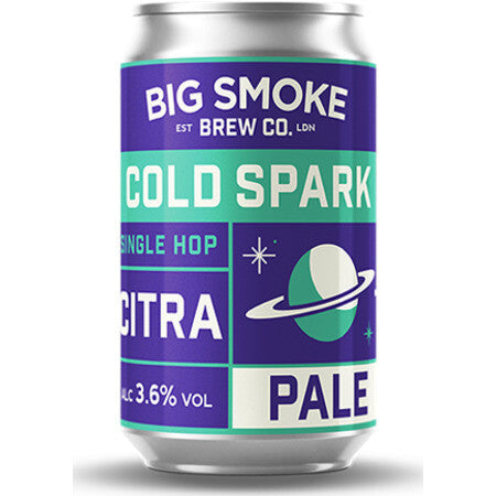 Big Smoke Brew Co Cold Spark Pale Ale, 330ml Can