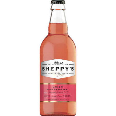 Sheppy's Cider with Raspberry Cider - Fruit, 500ml Bottle