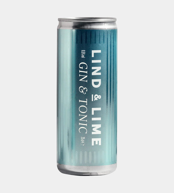The Port of Leith Distillery, Lind & Lime Gin, 250ml Cans