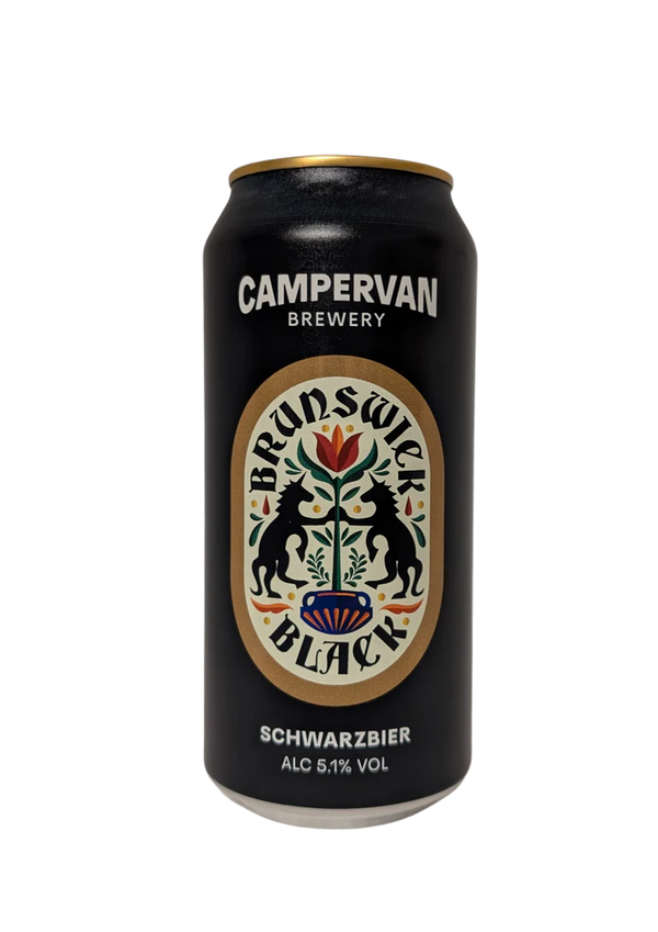 Campervan Brewery, Brunswick Black , GLUTEN FREE 440ml Can