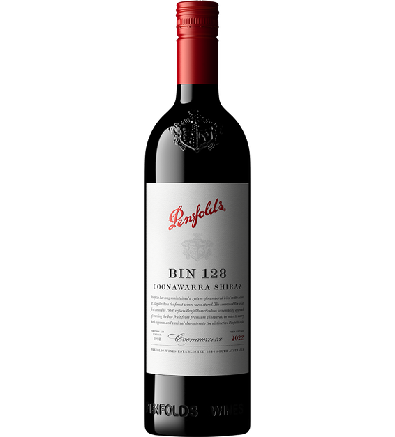 Penfolds Bin 128 Coonawarra Shiraz 2020 Bottle