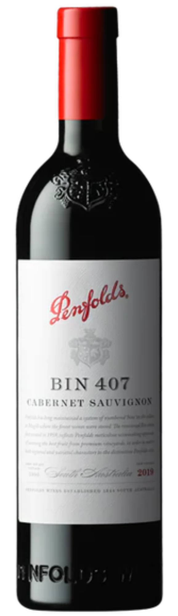 Penfolds Bin 407 Cabernet Sauvignon 2022 Bottle