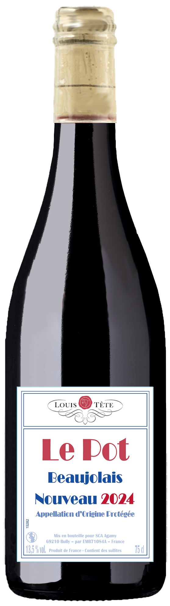 Louis Tete, Beaujolais Nouveau Le Pot, 2024 Bottle