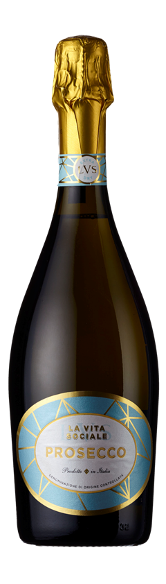 La Vita Sociale, Prosecco, Spumante, DOC, NV 20cl (Case)