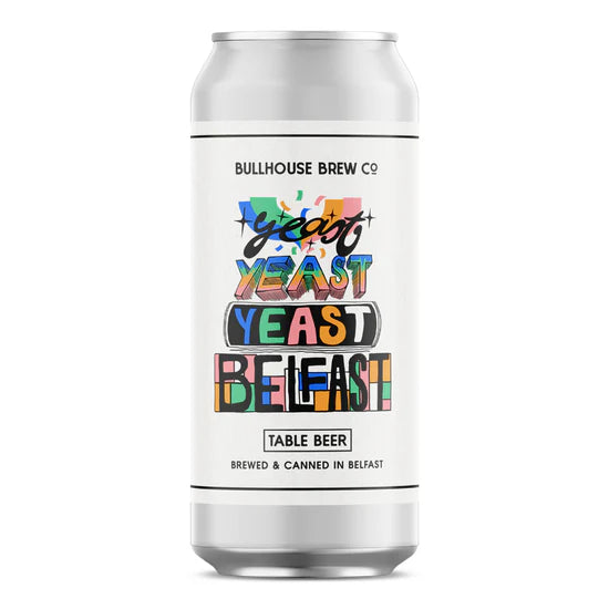 Bullhouse Brew Co Yeast Belfast - Table Beer, 440ml Can