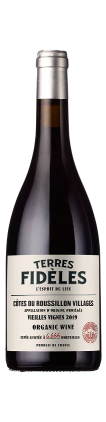 Terres Fideles, Fidele, Côtes du Roussillon Village, 2019 Bottle