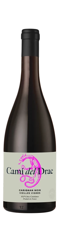 Camí del Drac, Carignan Noir, Vielles Vignes, IGP Côtes Catalanes, 2022 (Case)