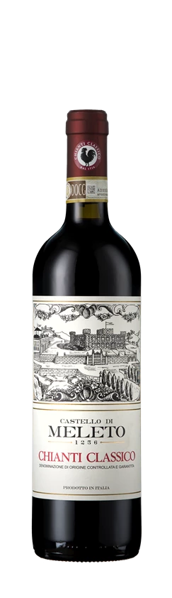 Castello di Meleto, Chianti Classico DOCG, Tuscany, Italy, 2022 (Case)