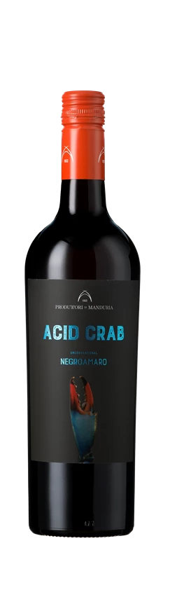 Produttori Di Manduria, Acid Crab Negroamaro, IGT, Puglia, Italy, 2023 (Case)