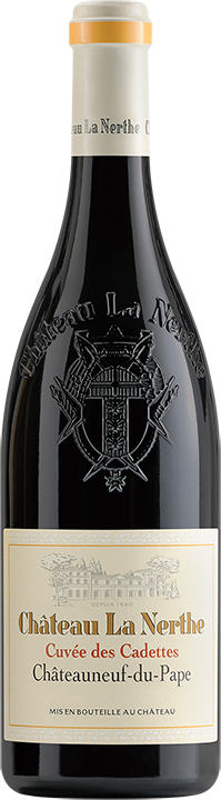 Chateau La Nerthe "Cuvee des Cadettes" Chateauneuf-du-Pape Rouge Organic,  2017 (Case)