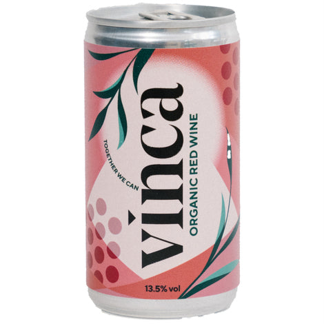 Vinca Wine, Organic Red Wine NV Can (12 x 18.75cl) ABV 12.7