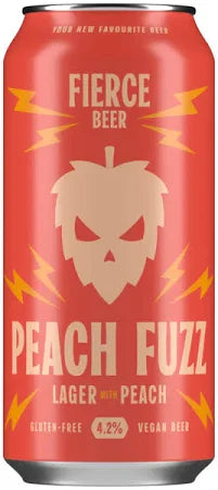 Fierce Beer, Peach Fuzz, AF, 440ml