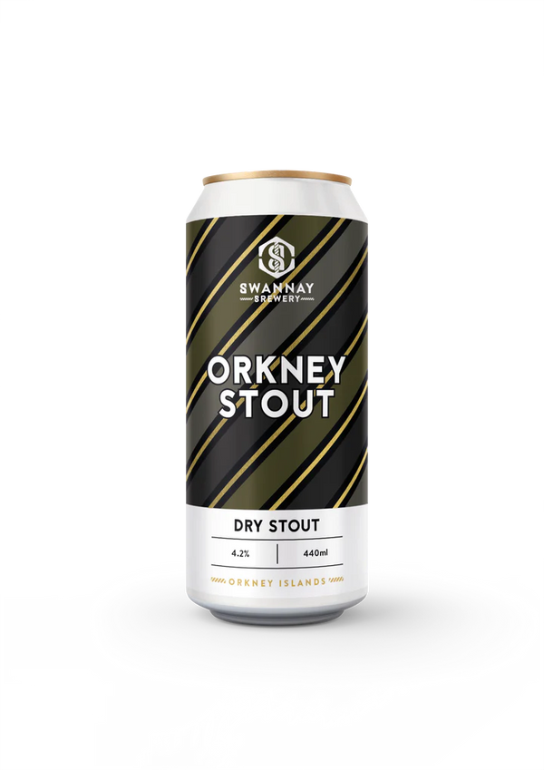 Swannay Brewery, Orkney Stout Dry Stout, 440ml Can
