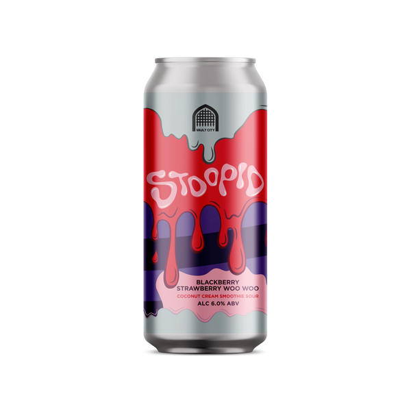 Vault City Brewing, Stoopid – Blackberry Strawberry Woo Woo, 440ml Can Vault City Brewing, Stoopid – Blackberry Strawberry Woo Woo, 440ml Can