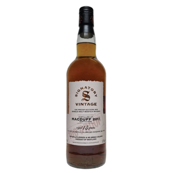Macduff 2011 #55 13 Years Old 100 Proof (Signatory Vintage) 70cl Bottle