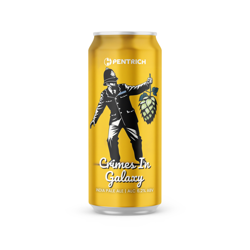 Pentrich Brewing Co, Crimes in Galaxy IPA, 440ml Can