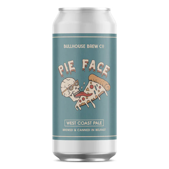 Bullhouse Brew Co Pie Face West Coast IPA, 440ml Can - The Fine Wine Company