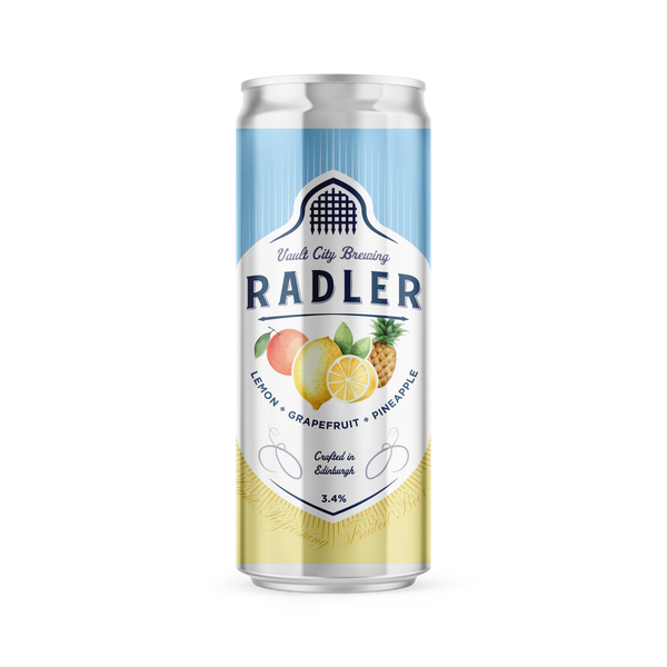 Vault City Brewing Lemon Grapefruit Pineapple Radler, 330ml Can