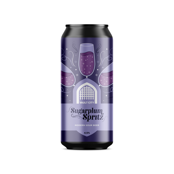 Vault City Brewing, Sugar Plum Spritz, 440ml Can Vault City Brewing, Sugar Plum Spritz, 440ml Can