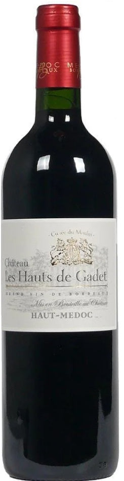 Château Les Hauts de Gadet, Haut Médoc, 2018 Bottle