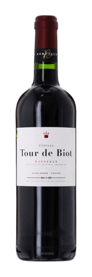 Chateau Tour de Biot, Bordeaux 2020 Bottle