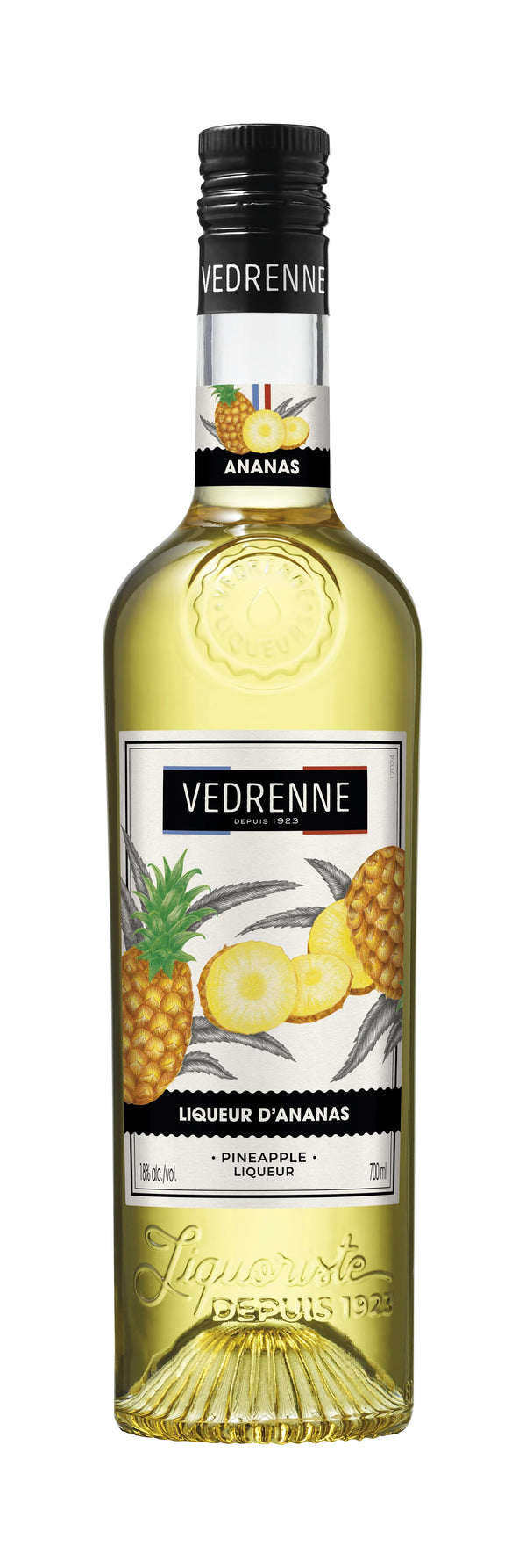 Vedrenne Pineapple Liqueur 70cl Bottle
