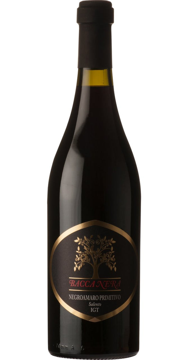 Bacca Nera, Negroamaro Primitivo, IGT Salento Organic, 2024 (Case)