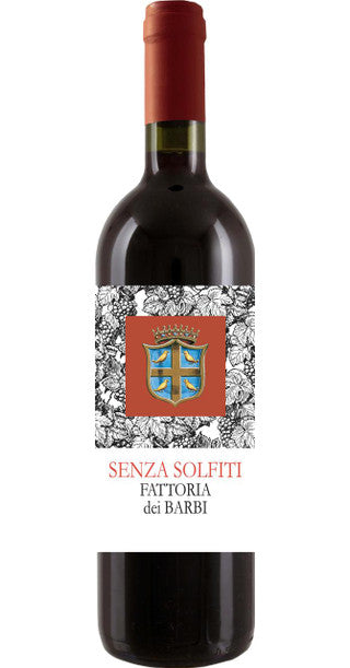 Fattoria dei Barbi, Senza Solfiti I.G.T. Toscana Rossoi, 2021 (Case)