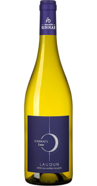 Maison Sinnae, Elements Cotes du Rhone Villages Laudun Blanc, Luna, 2022 (Case)
