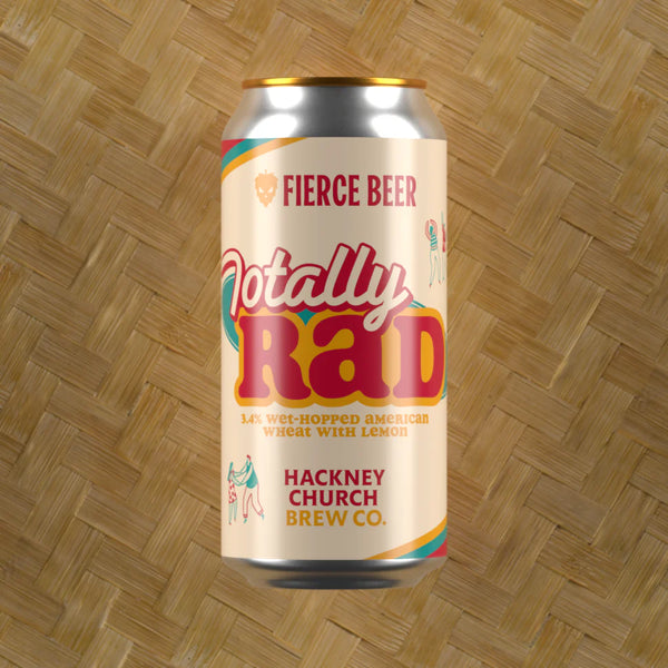 Fierce Beer, Totally Rad (Hackney Church Collab) 440ml Can