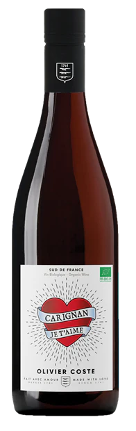 Olivier Coste, Carignan Noir, 'Je t'aime', IGP Pays d'Oc 2022 (Case)