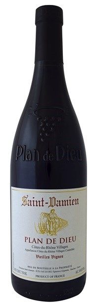 Domaine Saint-Damien, Plan de Dieu Vielles Vignes, Cotes du Rhone Villages 2023 (Case)