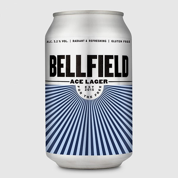 Bellfield Brewery, Ace Lager, 330ml Can