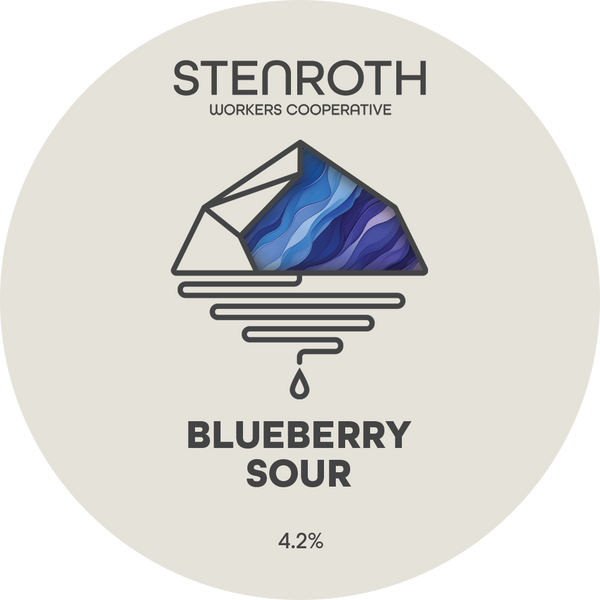 Stenroth Workers Cooperative, Blueberry Sour, 440ml Can